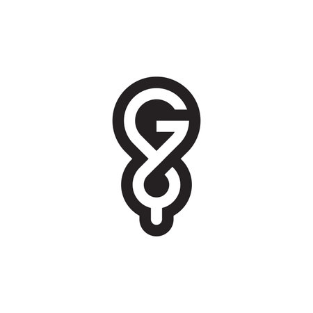 Alphabet Initials logo GY, YG, G and Yのイラスト素材