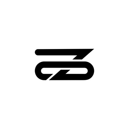 Alphabet Initials logo ZO, OZ, O and Zのイラスト素材