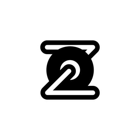 Alphabet Initials logo ZO, OZ, O and Zのイラスト素材
