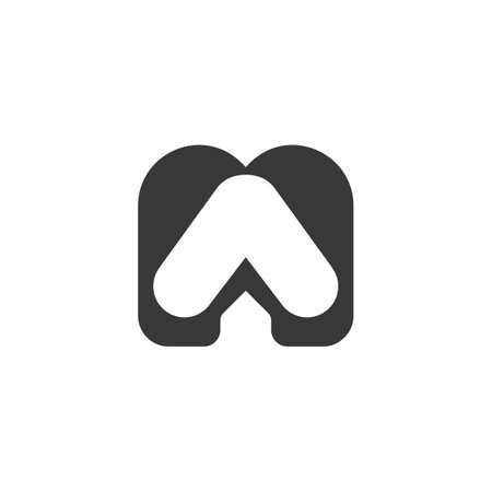Alphabet Initials logo AM, MA, M and Aのイラスト素材