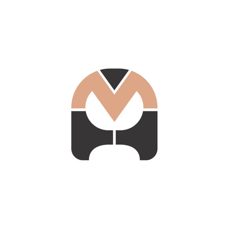 Alphabet Initials logo AM, MA, M and Aのイラスト素材