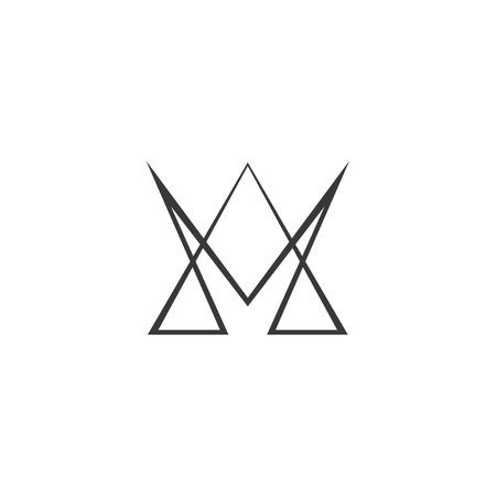Alphabet Initials logo AM, MA, M and Aのイラスト素材
