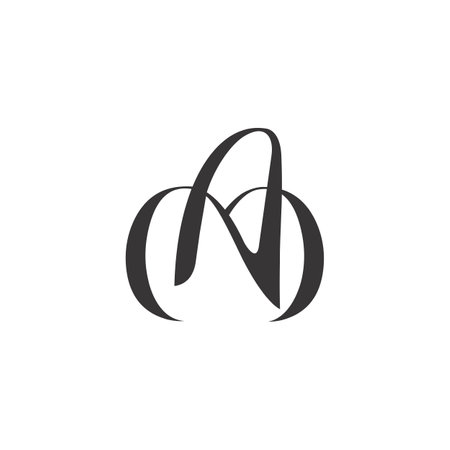 Alphabet Initials logo AM, MA, M and Aのイラスト素材