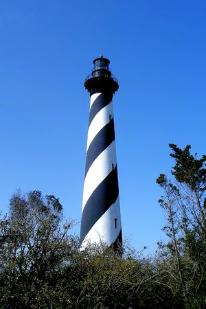 Cape Hatteras Lighthouse, Cape Hatteras Island, North Carolinaの写真素材