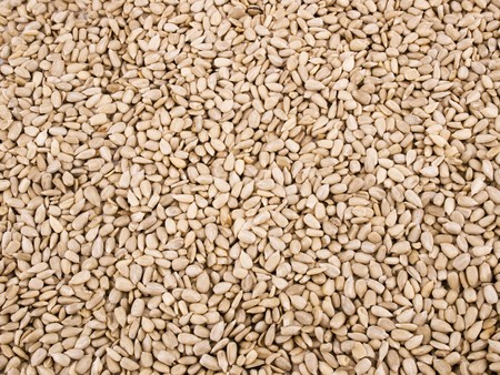 Sunflower seeds background.