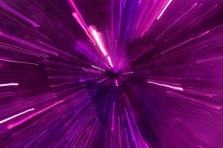 Tree bauble and lights zoom effectの写真素材