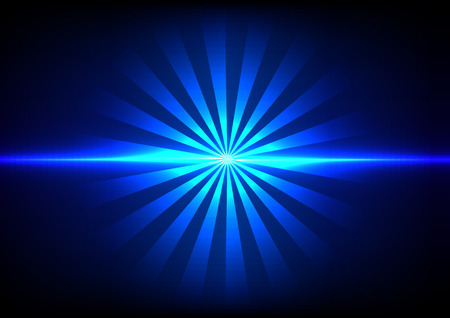 abstract blue light sunlight effect backgroundのイラスト素材