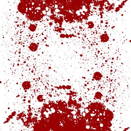 Vector splatter design. splatter red color on isolate backgroundのイラスト素材