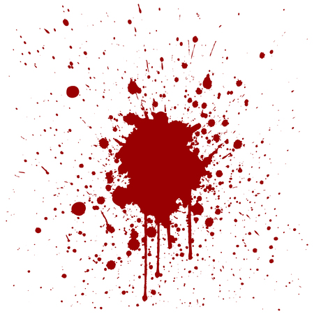abstract splatter red color background design.illustration vectorのイラスト素材
