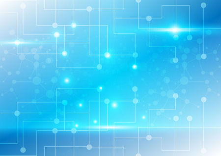 abstract circuit and network technology backgroundのイラスト素材