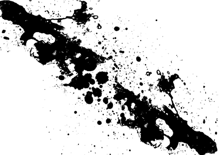 Vector splatter black color background. illustration vector designのイラスト素材
