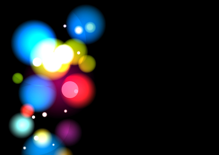 abstract blurred color with bokeh backgroundのイラスト素材