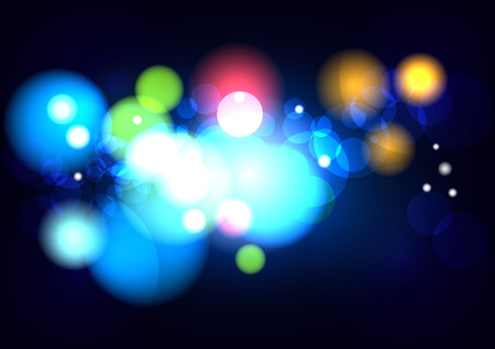 abstract blurred color with bokeh backgroundのイラスト素材