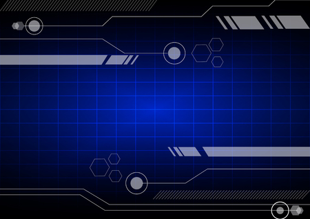 vector abstract background  technology communication conceptのイラスト素材