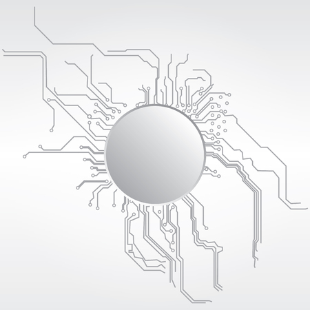 Abstract technology background with circuit. illustration vector designのイラスト素材