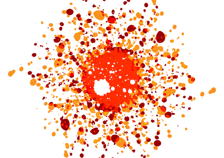 abstract splatter  color design background. illustration vector designのイラスト素材
