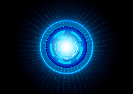 Abstract Digital  technology background Concept. illustration vector designのイラスト素材