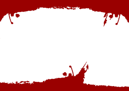 abstract splatter red color design background. illustration vector designのイラスト素材