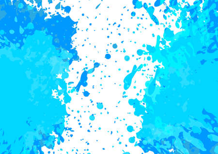 Abstract vector paint blue color splashes design background,illustration vector design background.のイラスト素材