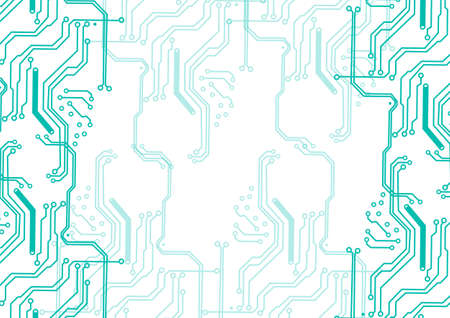 vector circuit digital technology elements design background concept. vector illustration backgroundのイラスト素材