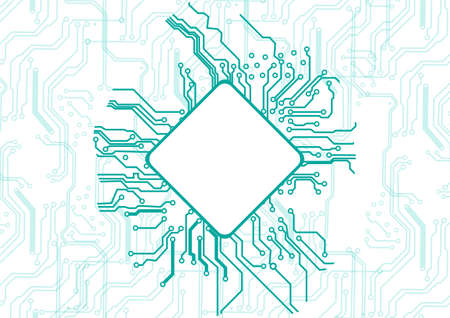 vector circuit digital technology elements design background concept. vector illustration background