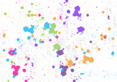 Abstract vector splatter color isolate background design. illustration vector design.のイラスト素材