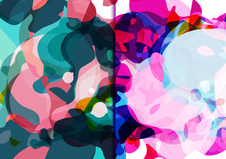 abstract vector splash and  liquid gradient color modern background. illustration vector design backgroundのイラスト素材
