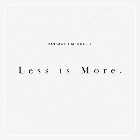 Minimalism inspirational quote vectorのイラスト素材