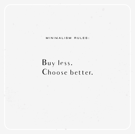 Minimalism inspirational quote vectorのイラスト素材