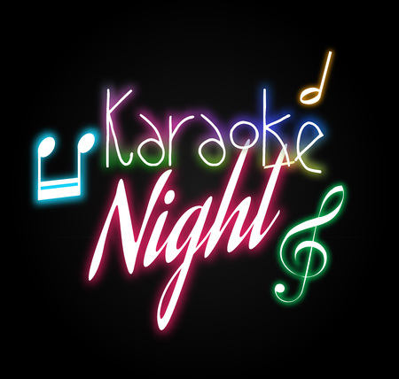 Karaoke Night Vectorの写真素材