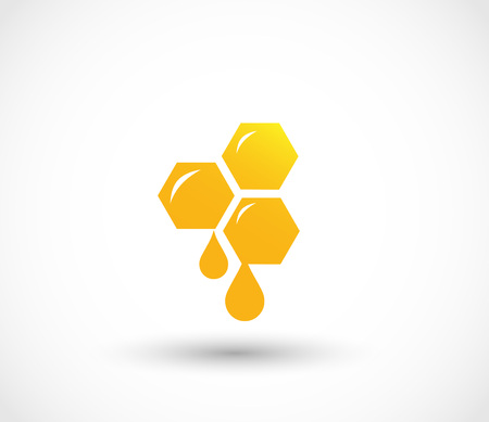 Honey icon vectorのイラスト素材