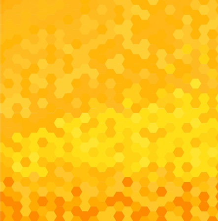 Honey geometrical pattern vectorのイラスト素材