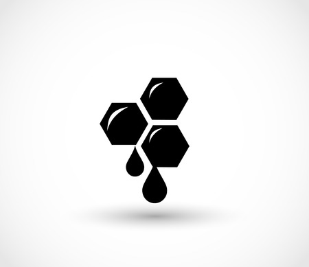 Honey icon vectorのイラスト素材