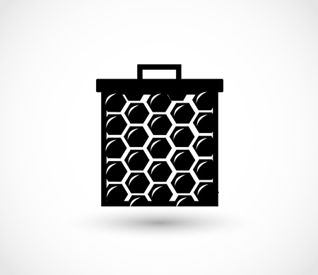 Honey icon vectorのイラスト素材