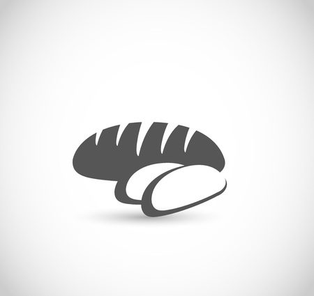 Bread icon vectorのイラスト素材