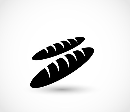 Bread icon vectorのイラスト素材