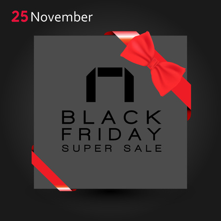 Black Friday poster vectorのイラスト素材