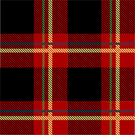 Tartan pattern vectorのイラスト素材