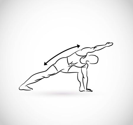 Types of exercises - illustrationのイラスト素材