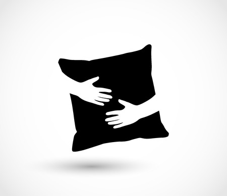Pillow icon vectorのイラスト素材
