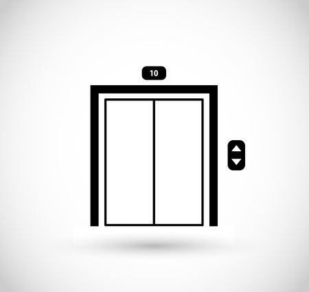 Elevator icon vectorのイラスト素材