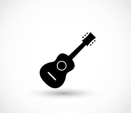 Guitar icon vectorのイラスト素材