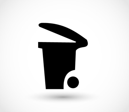 Trash bin icon vectorのイラスト素材