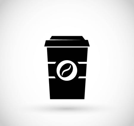 Take away coffee paper cup icon vectorのイラスト素材