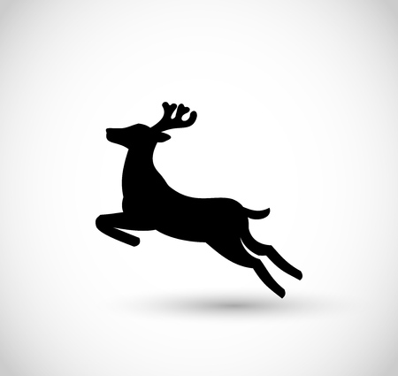 Reindeer icon vectorのイラスト素材
