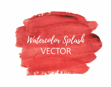Beautiful splash of watercolor vectorのイラスト素材
