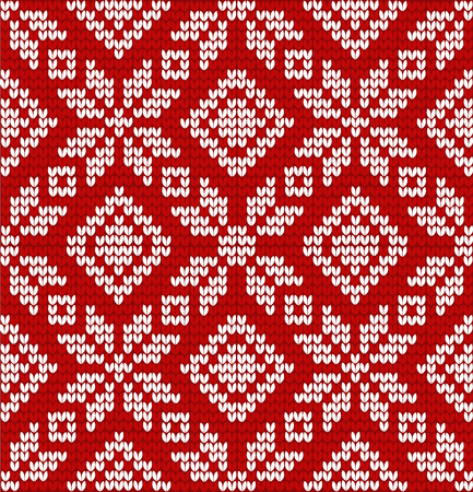 Nordic sweater pattern vector