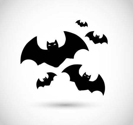 Group of bats VECTOR iconのイラスト素材