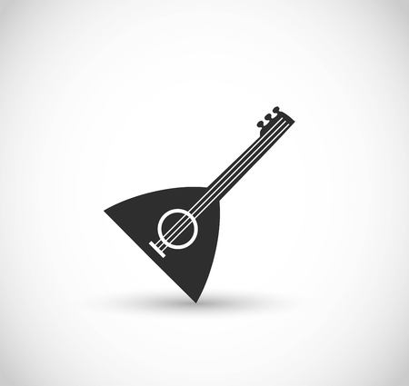 Balalaika icon vector. Russian instrumentのイラスト素材