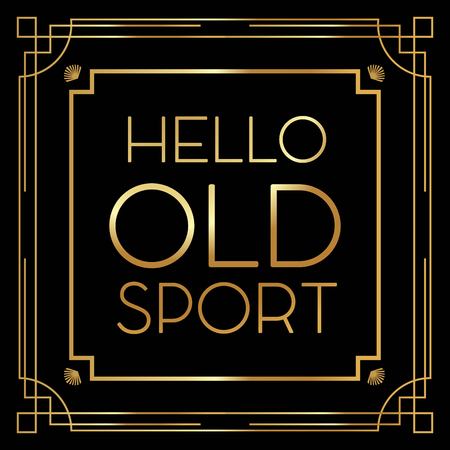 Beautiful Art Deco vector templateのイラスト素材